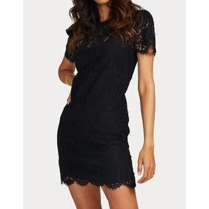 NEW GENERATION LOVE kira lace dress in black